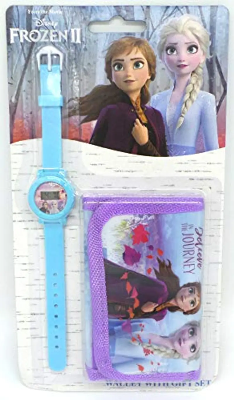 TDL Disney Frozen Set Regalo Orologio + Portafoglio - Licenza Ufficiale -Watch & Wallet