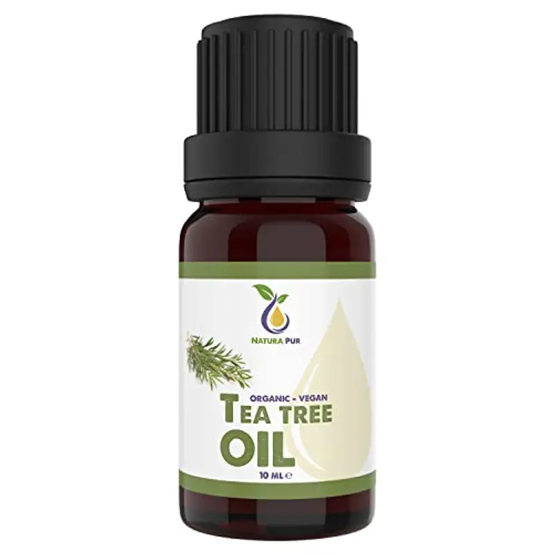 Tea Tree Oil 10ml - Olio Tea Tree puro biologico - anti acne, brufoli e punti neri - Olio Essenziale di Albero del Tè per aromaterapia e diffusore