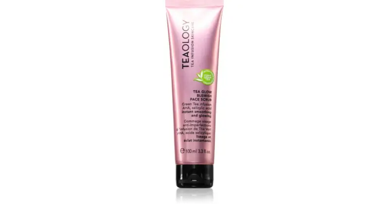 Tea scrub esfoliante detergente viso contro le imperfezioni della pelle 100 ml