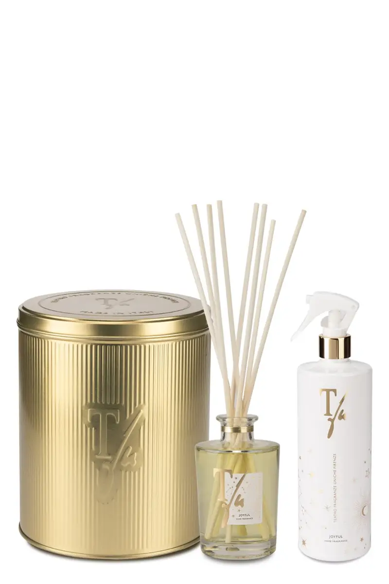 Confezione Regalo 'Gold Tin Box Joyful' Multi