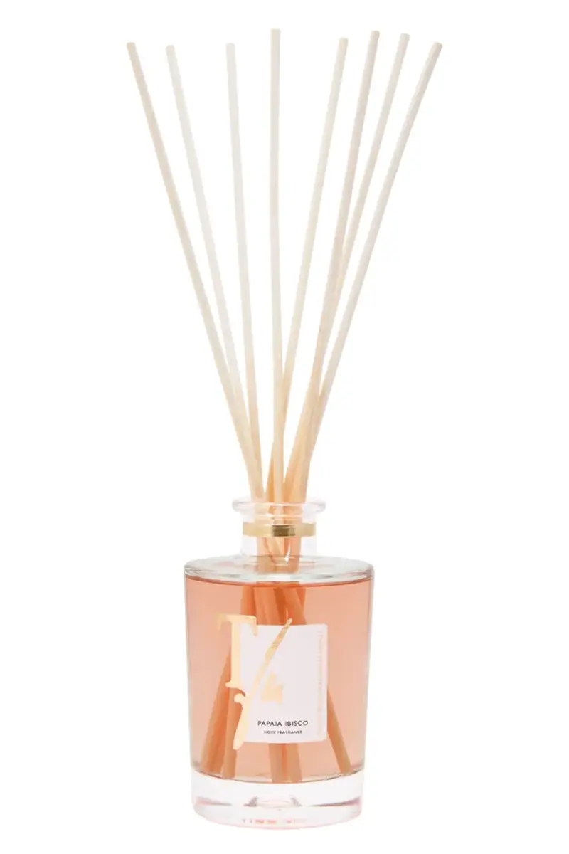 Diffusore Con Bastoncini Papaia Ibisco 250 M Rosa
