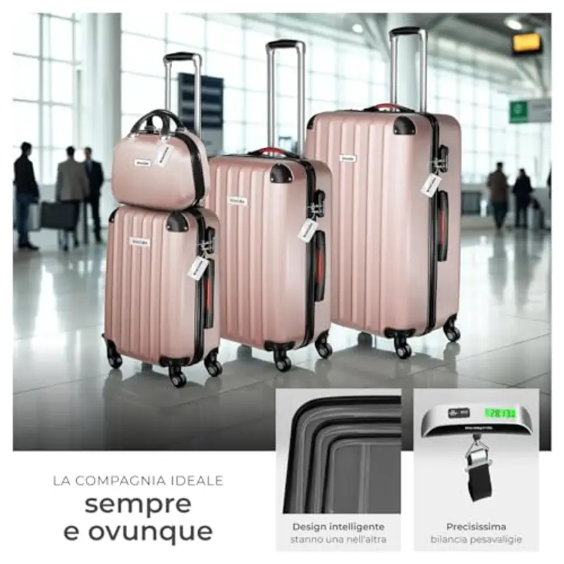 TecTake Beauty Case Rosa 1918085 miniatura 3