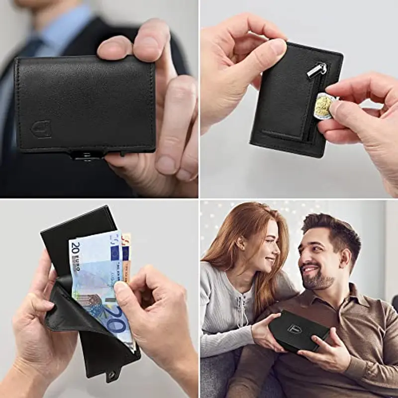 TEEHON Porta carte di credito Donna Nero 942979 miniatura 2