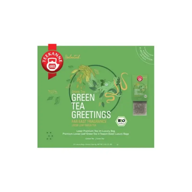 Borsa Bio Luxury - Green Tea Greetings, 20 bustine (80 g)