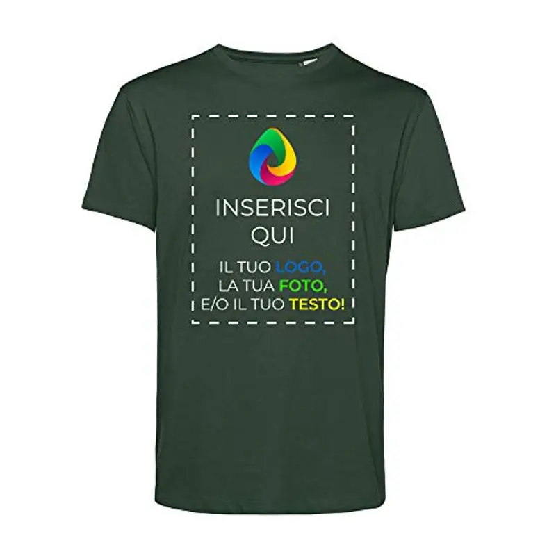 Teetaly T-shirt Uomo Verde 2003352