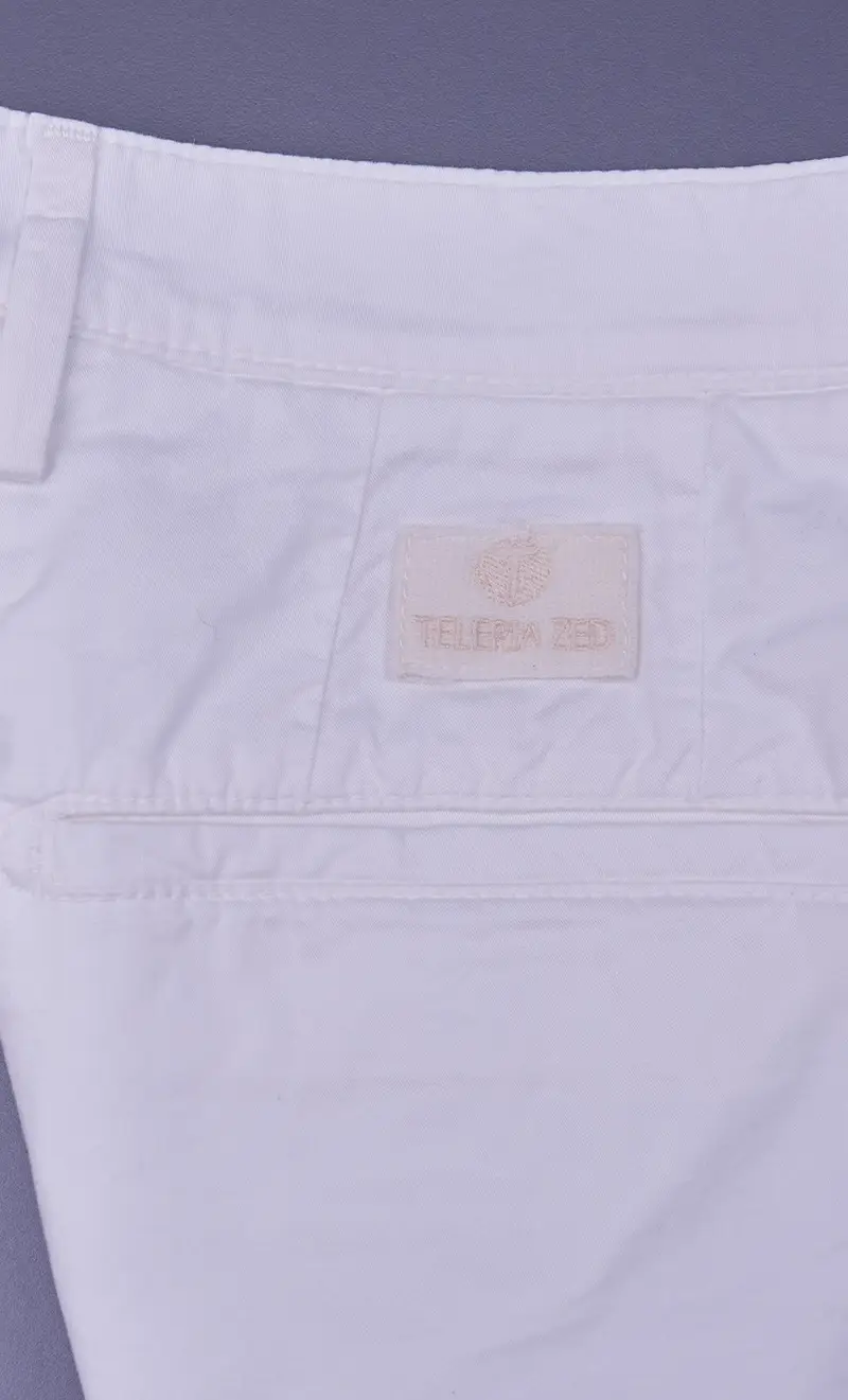 Bermuda super leggera teleria zed silver m5d, colore bianco miniatura 2