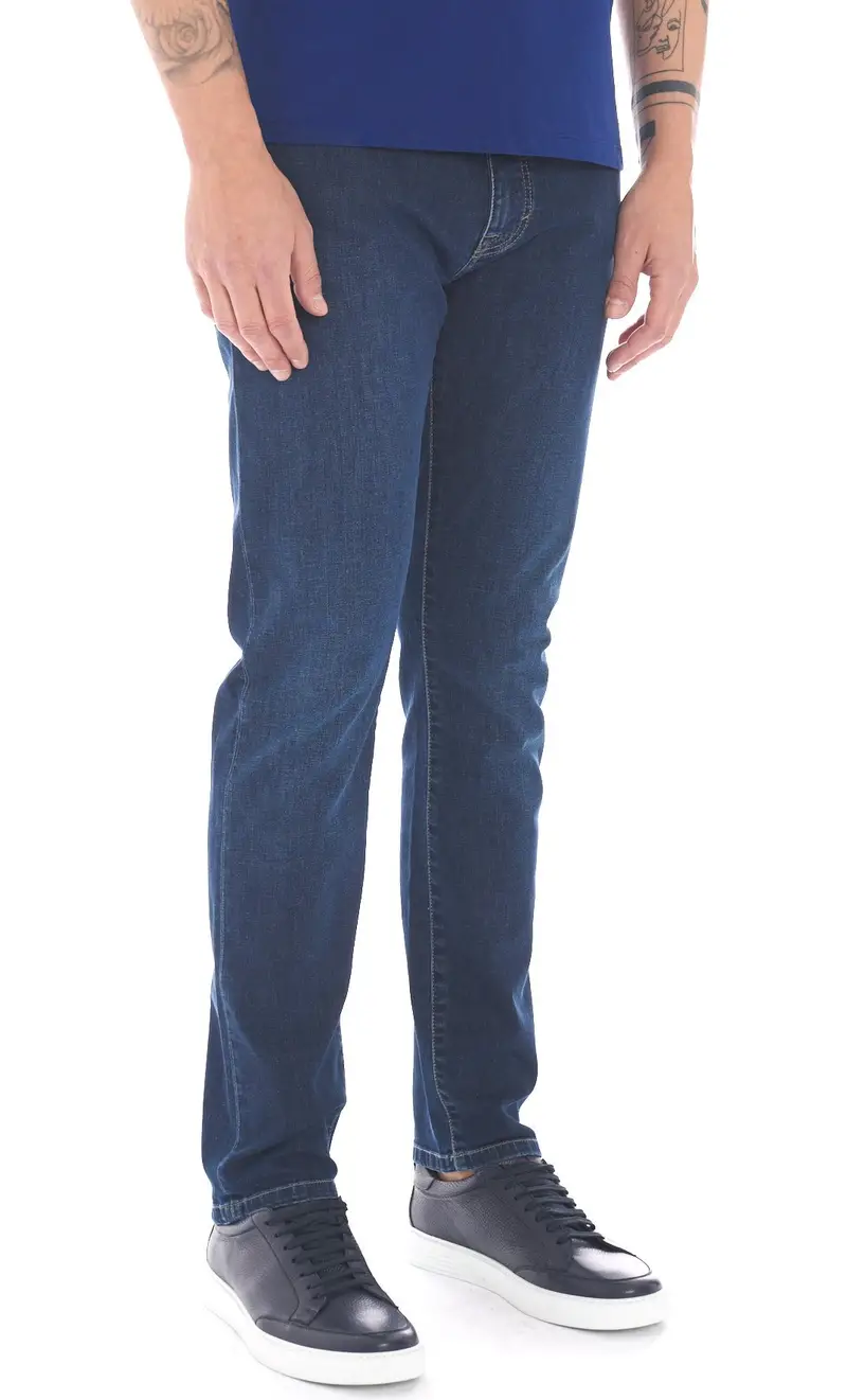 Jeans teleria zed cobra comfort f18 blu medio, colore blu