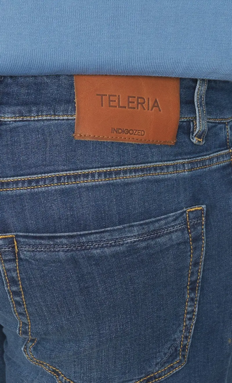 Jeans teleria zed cobra slim f17 blu lavato, colore blu miniatura 2