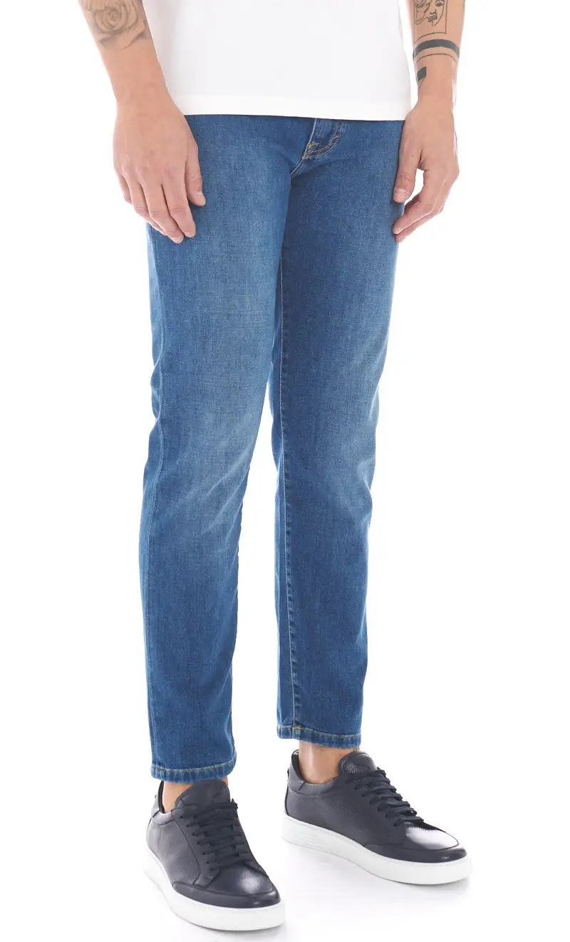 Jeans teleria zed mark leggero azzurro - ema, colore azzurro