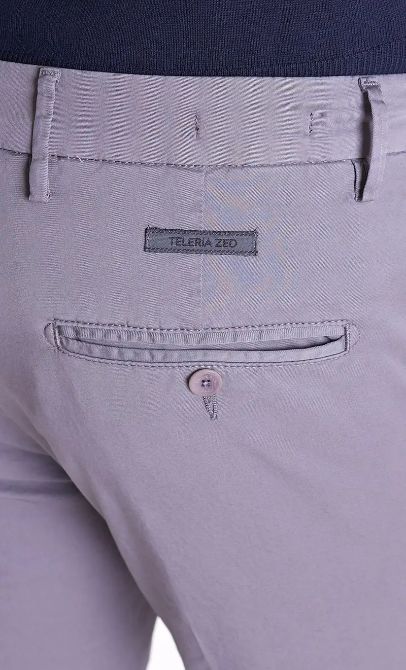 Pantalone leggero teleria zed gabardine robin f17, colore grigio miniatura 2