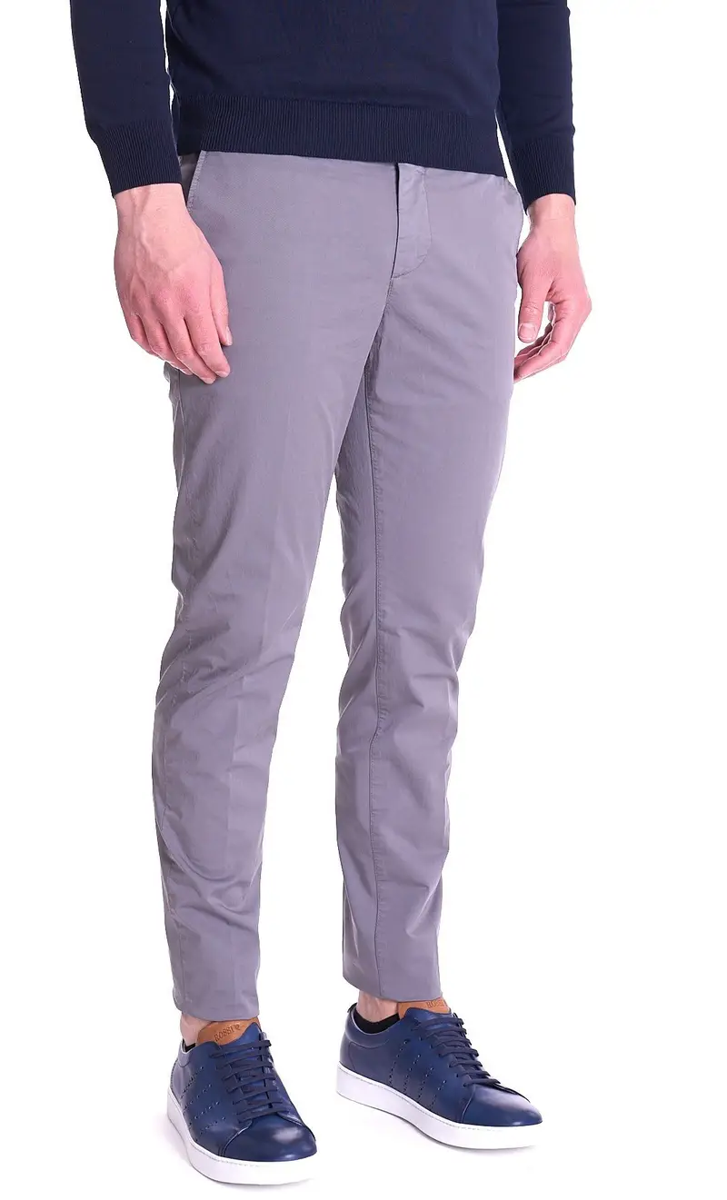 Pantalone leggero teleria zed gabardine robin f17, colore grigio