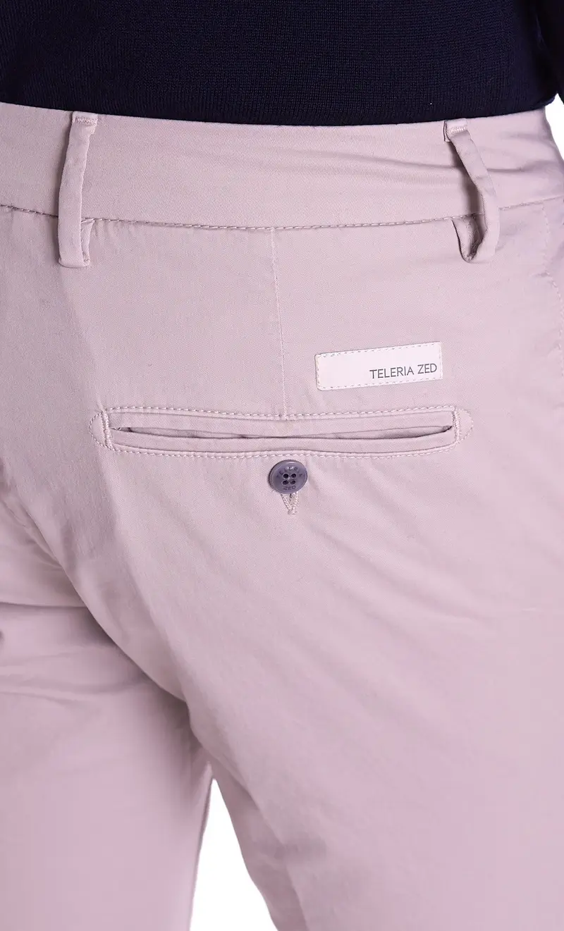 Pantalone leggero teleria zed gabardine robin pop f17, colore ghiaccio miniatura 2