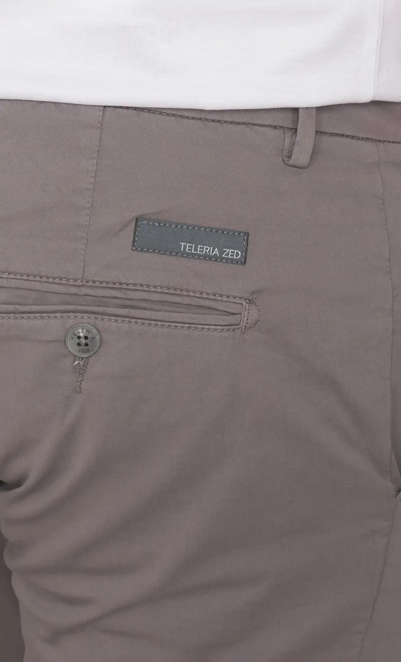 Pantalone leggero teleria zed liscio robin silm f17 tl, colore grigio miniatura 2