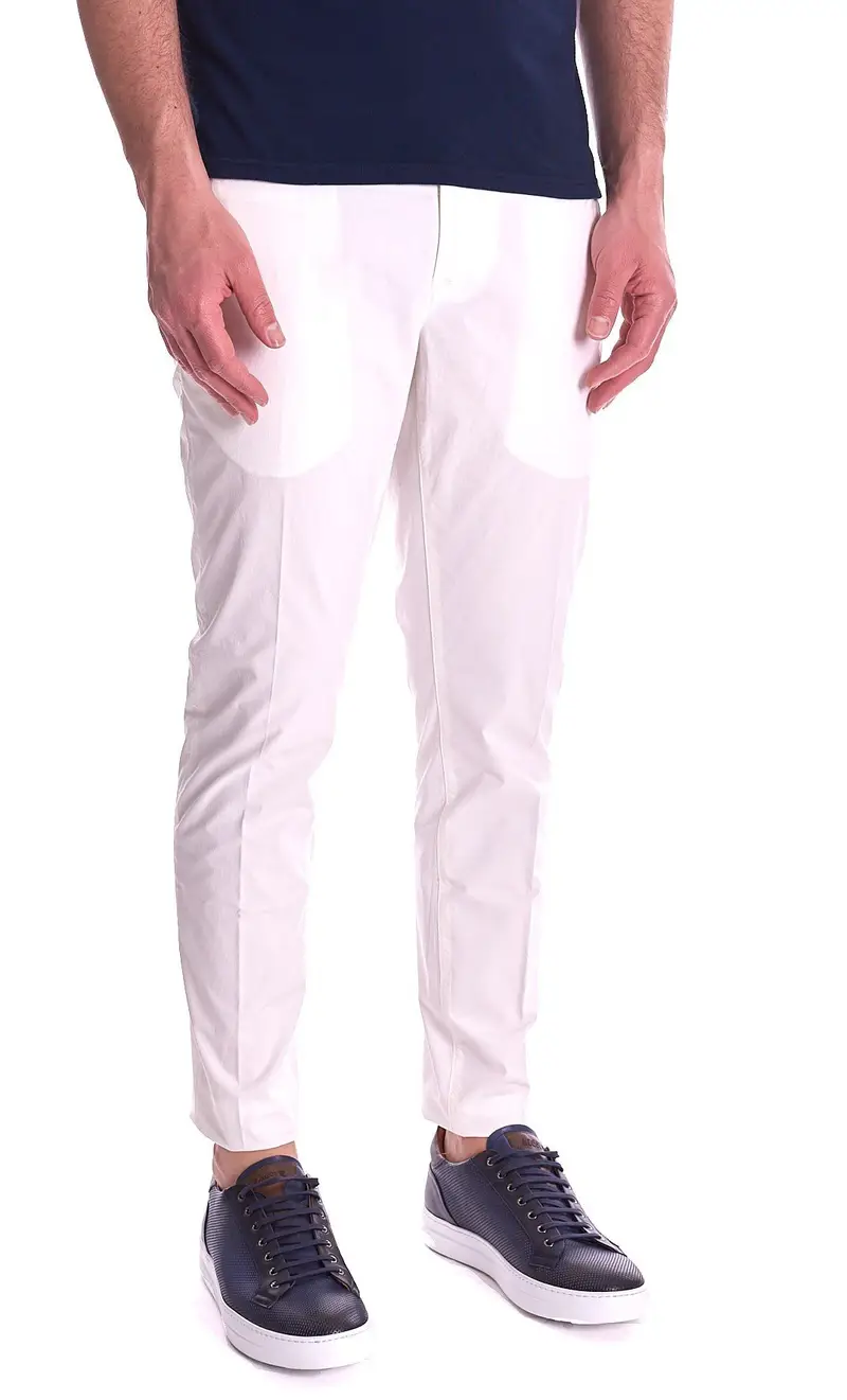 Pantalone super leggero teleria zed robin pop f17, colore bianco