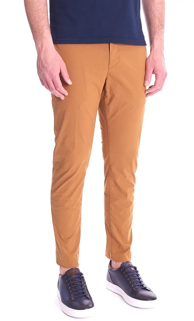 Pantalone super leggero teleria zed robin pop f17, colore cognac