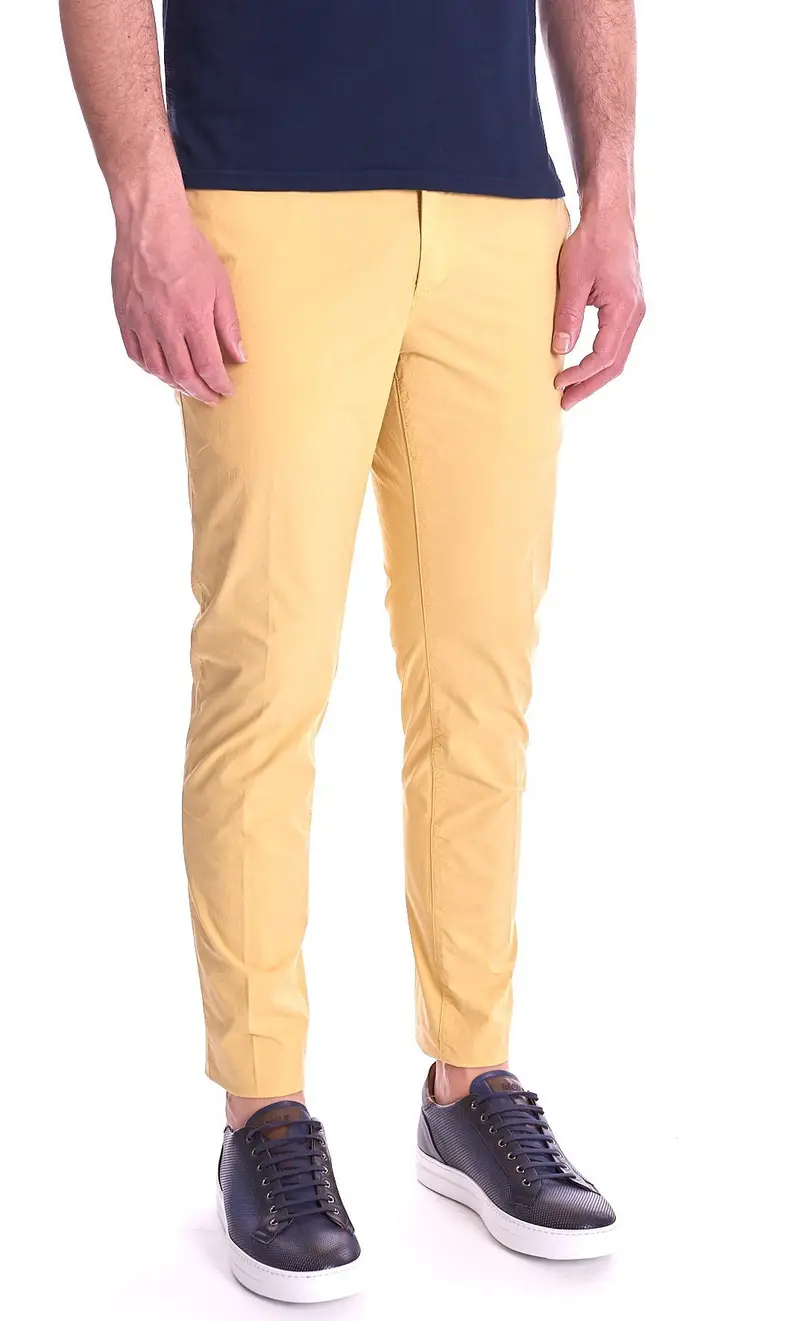 Pantalone super leggero teleria zed robin pop f17, colore giallo