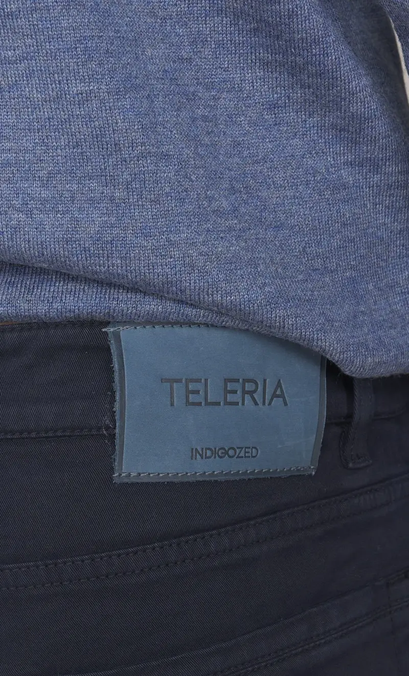 Pantalone teleria zed 5 tasche cobra slim f17 - gr, colore blu miniatura 2