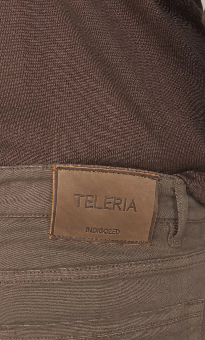 Pantalone teleria zed 5 tasche cobra slim f17 - gr, colore fango miniatura 2