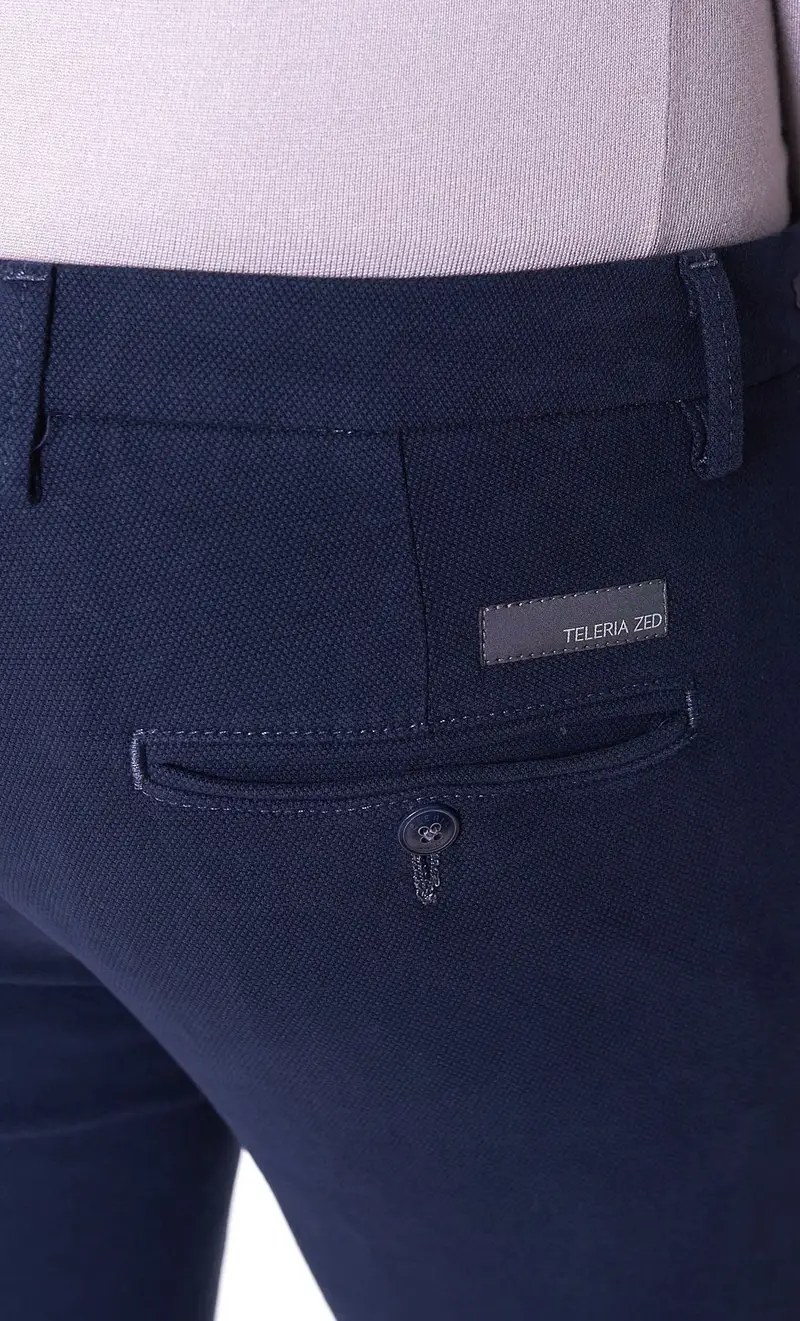 Pantalone teleria zed micro armatura robin pop emx, colore blu miniatura 2