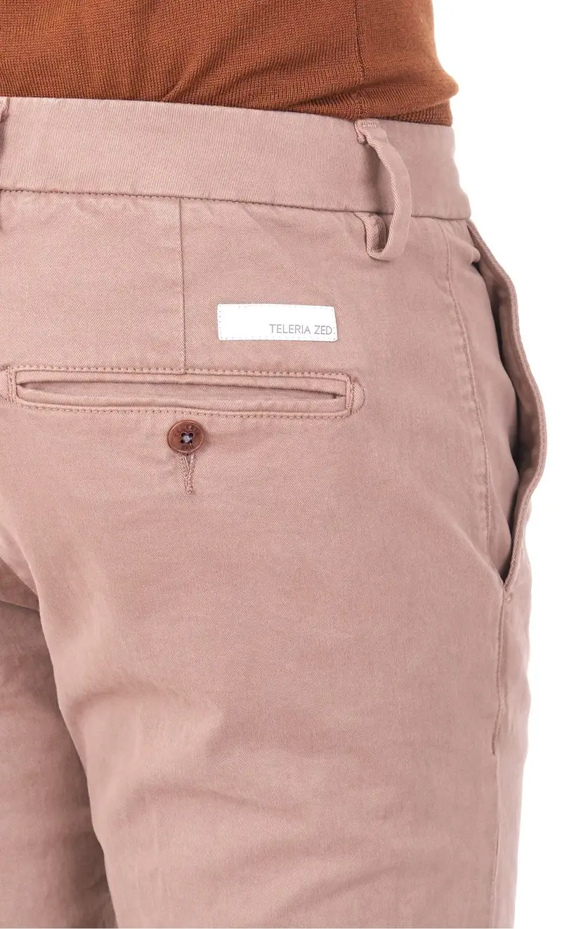 Pantalone teleria zed robin pop elasticizzato gr, colore tortora miniatura 2