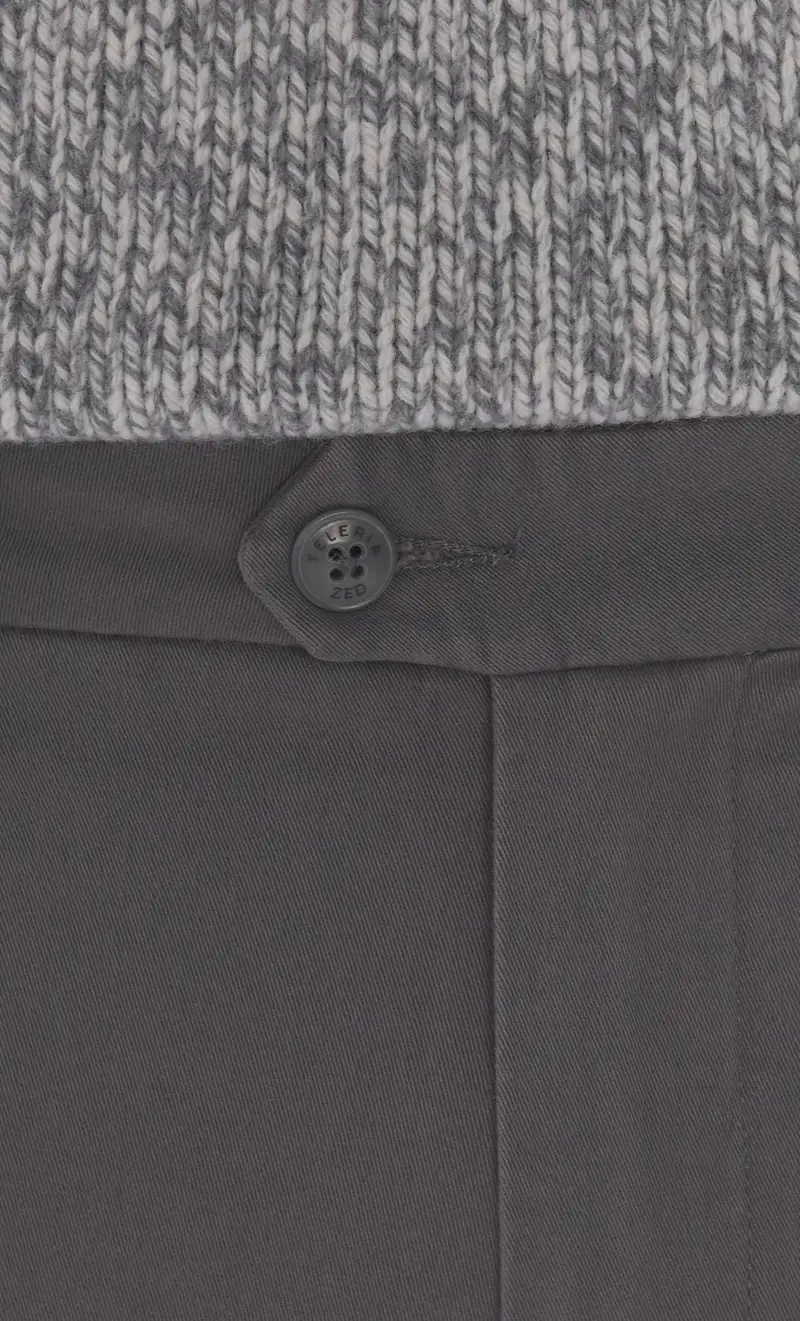 Pantalone teleria zed robin silm elasticizzato okc, colore grigio miniatura 2