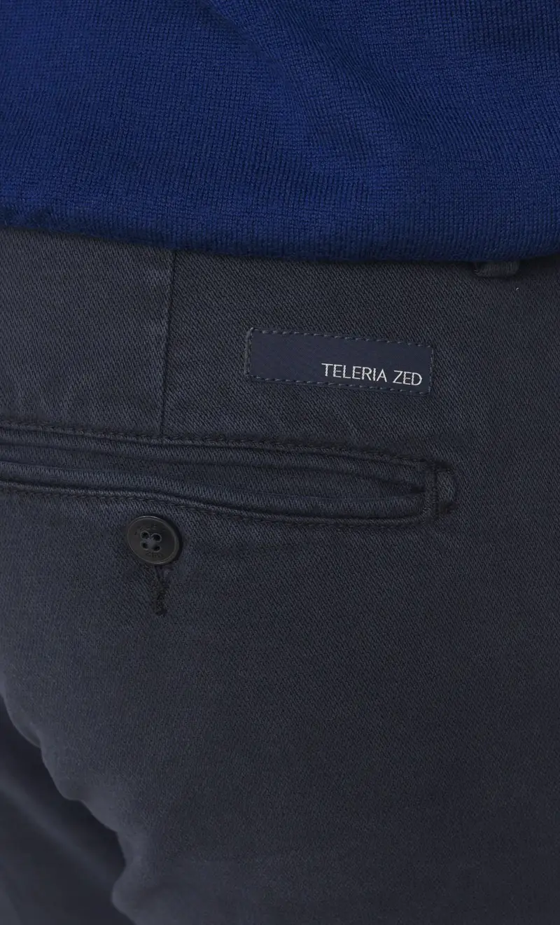 Pantalone teleria zed robin silm operato tlc, colore blu miniatura 2