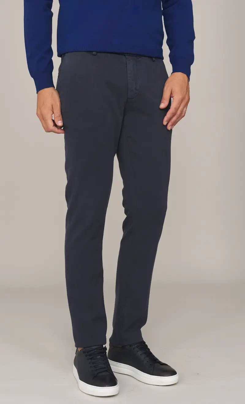 Pantalone teleria zed robin silm operato tlc, colore blu