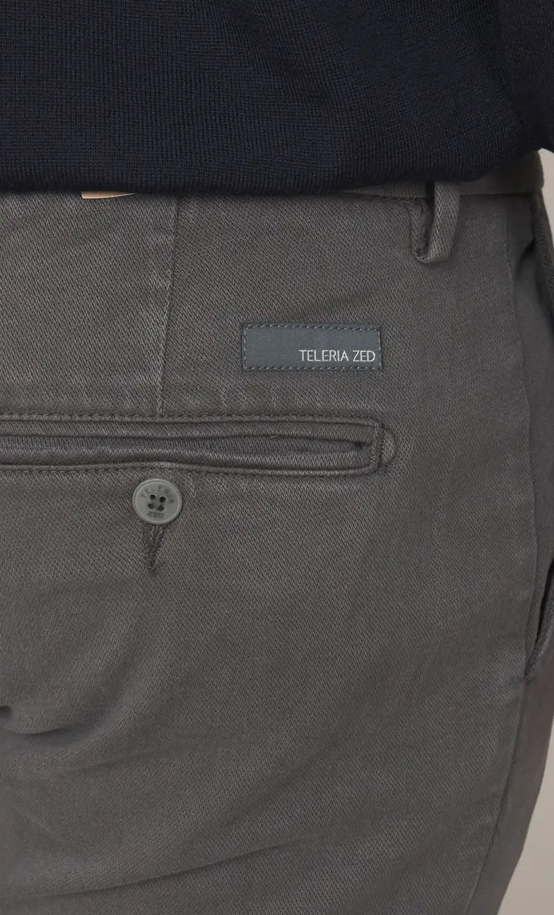 Pantalone teleria zed robin silm operato tlc, colore grigio miniatura 2