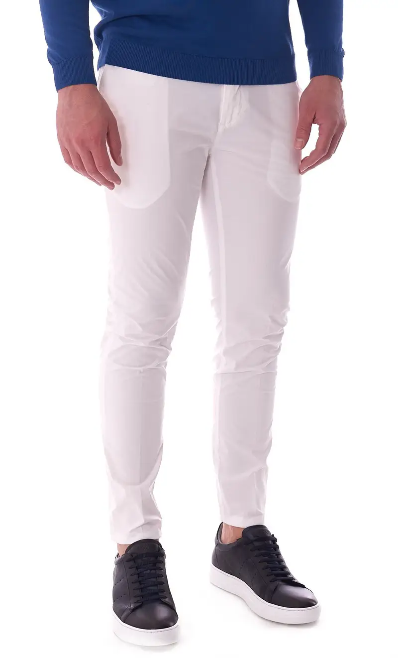 Pantalone ultra leggero teleria zed robin pop f17, colore bianco