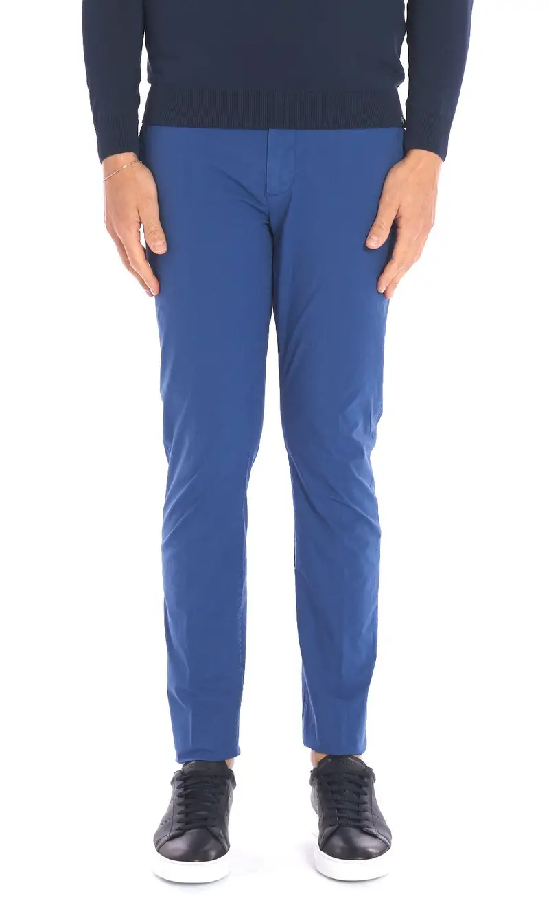 Pantalone ultra leggero teleria zed robin slim f17 p5c, colore bluette miniatura 2