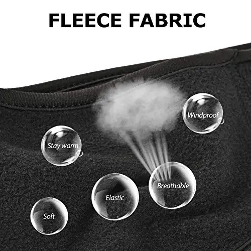 Telgoner Fascia per Gli Sport Invernali Unisex, Scaldini per le Orecchie Cerchietti Paraorecchie per Capelli Caldo miniatura 2