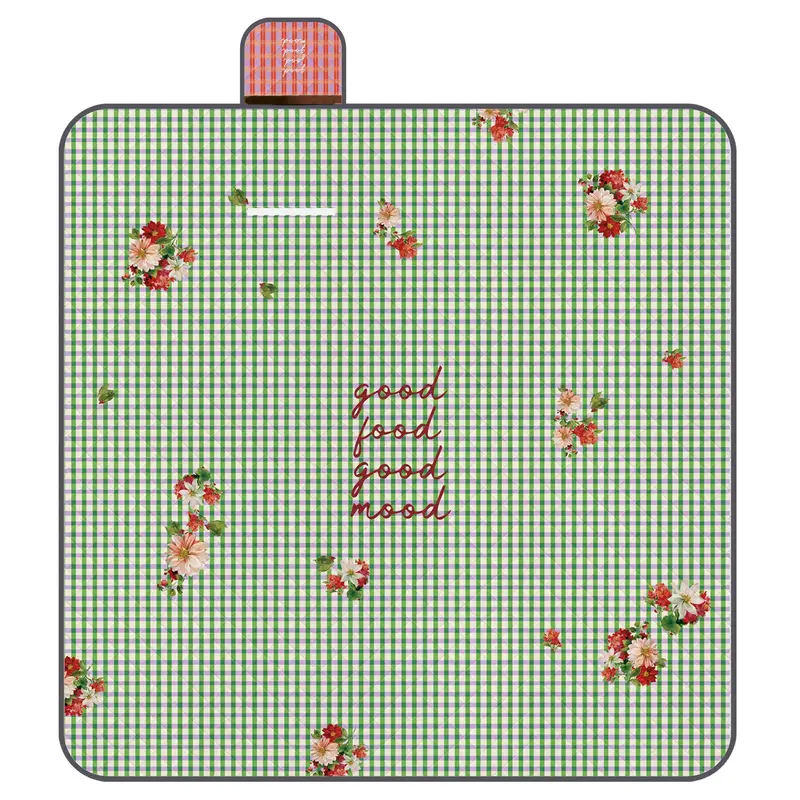 Telo Picnic Adulto Vichy Floreale