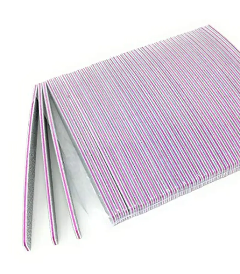 TEMPO DI SALDI 50 Lime A Mezza Luna Bilaterale Grana 100/180 Per Ricostruzione Unghie Nail Art