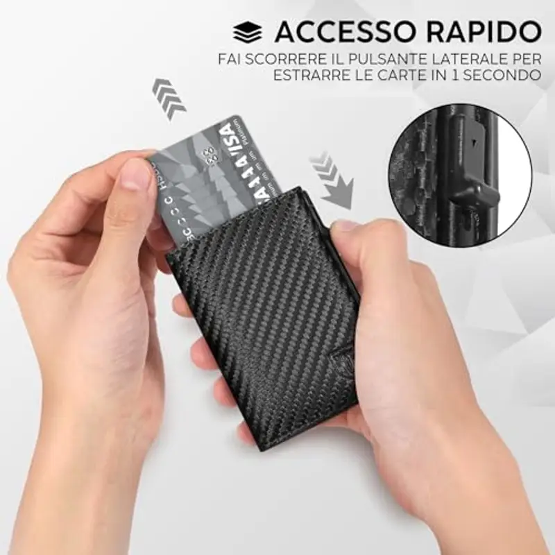 TENBST Portamonete Uomo Nero 1597320 miniatura 3