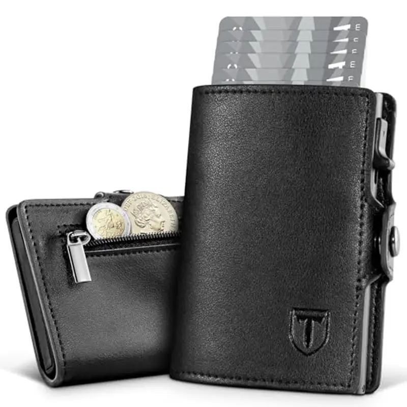 TENBST Portamonete Uomo Nero 943408