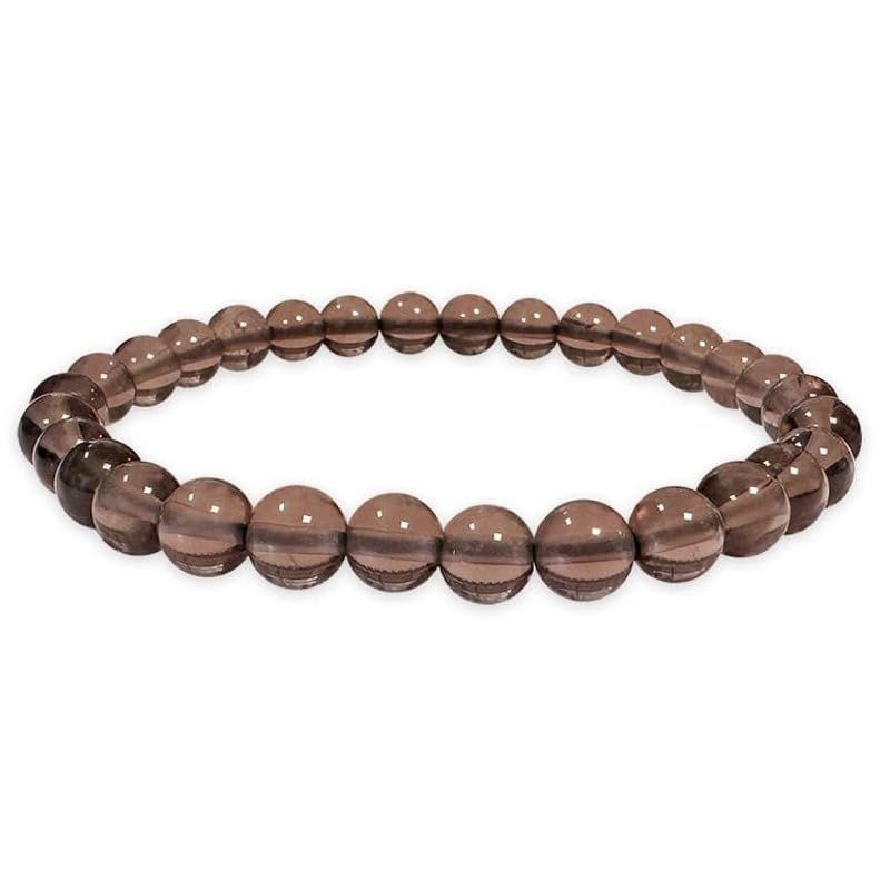 TENET - Bracciale Quarzo Affumicato Naturale (6 mm)