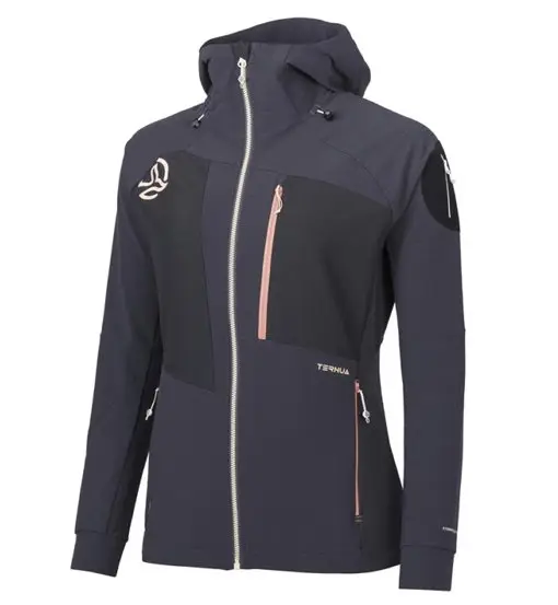 Demina Hard Hood W - giacca ibrida - donna Grey