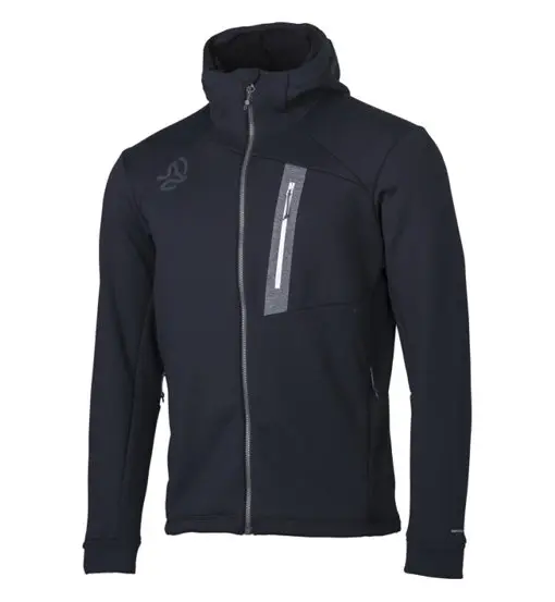 Janpur Hood M - felpa in pile - uomo Black