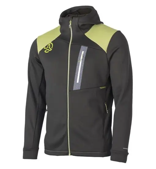 Janpur Hood M - felpa in pile - uomo Green