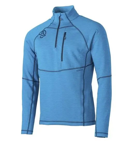 Momhill 1/2 Zip - felpa in pile - uomo Blue