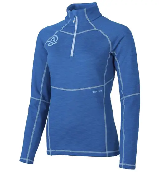 Momhill 1/2 Zip W - felpa in pile - donna Blue