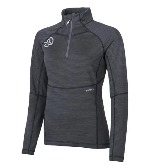 Momhill 1/2 Zip W - felpa in pile - donna Grey