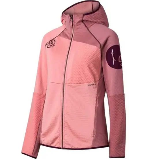 Ragger W - felpa in pile - donna Dark Pink