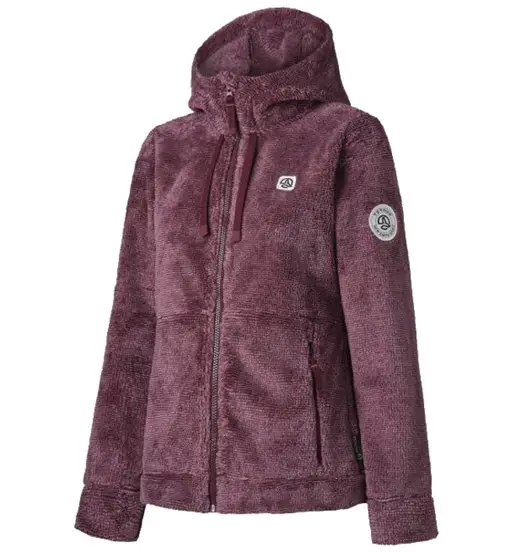 Red Cove W - felpa in pile - donna Bordeaux