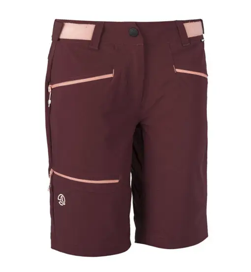 Rotar W - pantaloni corti trekking - donna Red