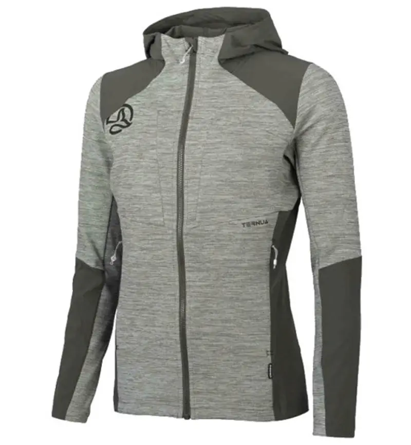 Tilek Hood W - felpa in pile - donna Green