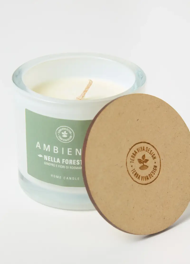 Candela Per Ambiente "nella Foresta", Donna, Bianco miniatura 2