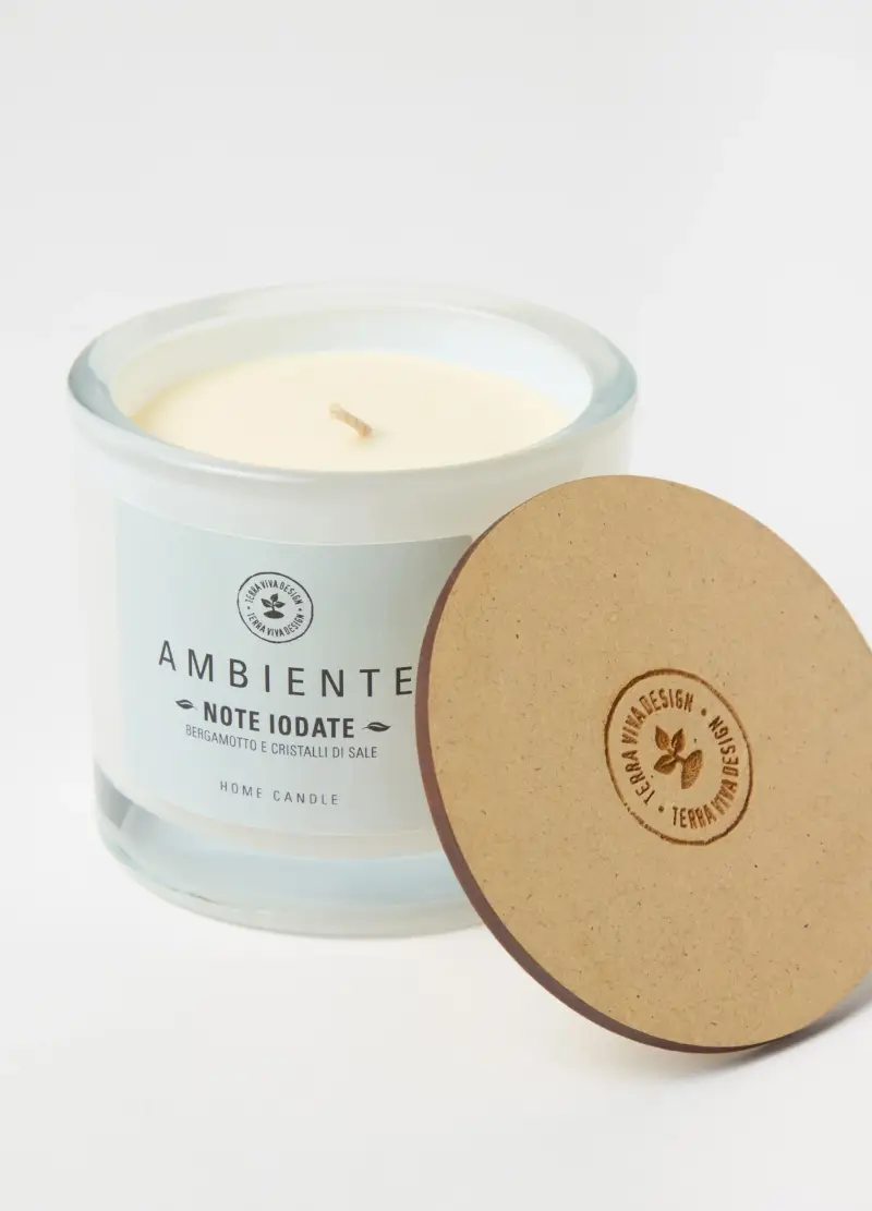 Candela Per Ambiente "note Iodate", Donna, Bianco miniatura 2