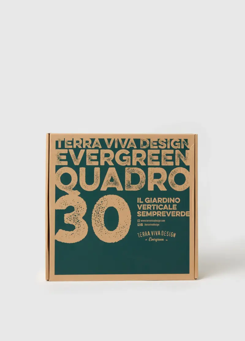Quadro 30 Giardino Verticale Sempreverde, Donna, Verde
