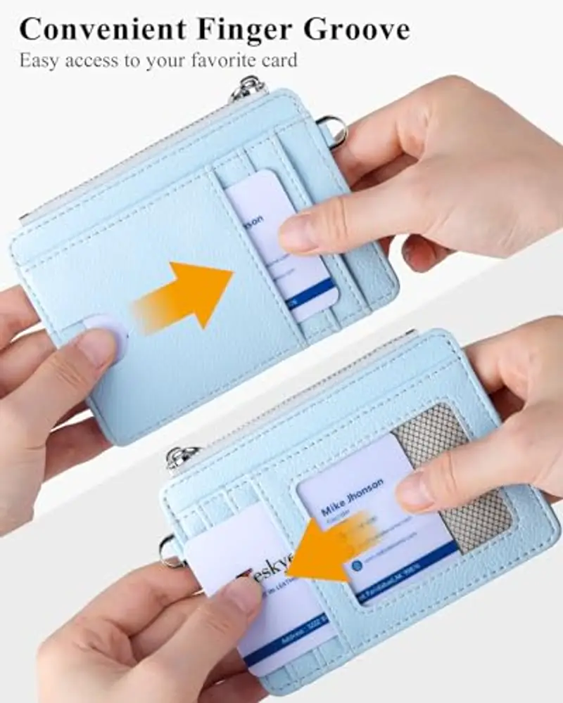 Teskyer Porta carte di credito Donna Blu 1599973 miniatura 3